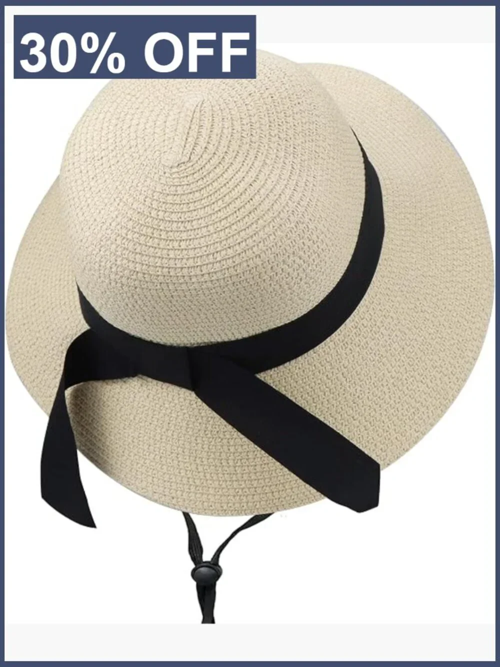 Girls Wide Brim Straw Sun Hat UPF 50+ Packable Beach Summer